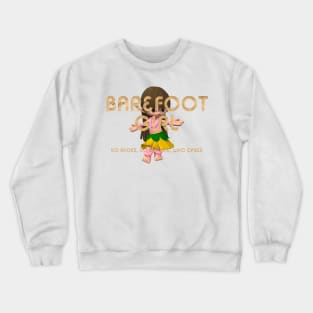 Barefoot Girl Crewneck Sweatshirt